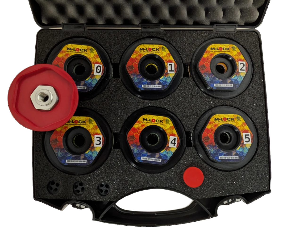 Diamant-Schleifset Glanzrapid DRY Ø100mm mit M-LOCK Schnellwechselsystem