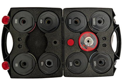 Diamant-Schleifset 8-stufig SUPERGLANZ mit M-LOCK Schnellwechselsystem Ø100mm