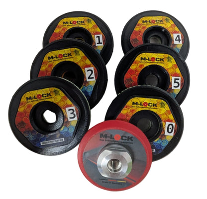 Diamant-Schleifset Glanzrapid DRY Ø100mm mit M-LOCK Schnellwechselsystem